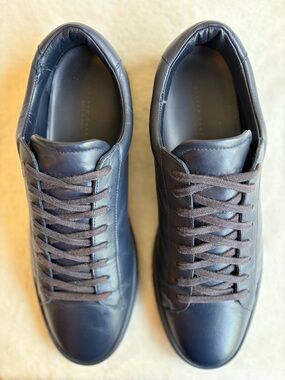 Oliver Cabell Low 1 Navy Leather Sneakers EU 45 / US 12